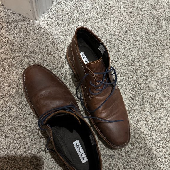 Steve Madden Size 14 Chukka Leather Boots, lightly used - Picture 4 of 5